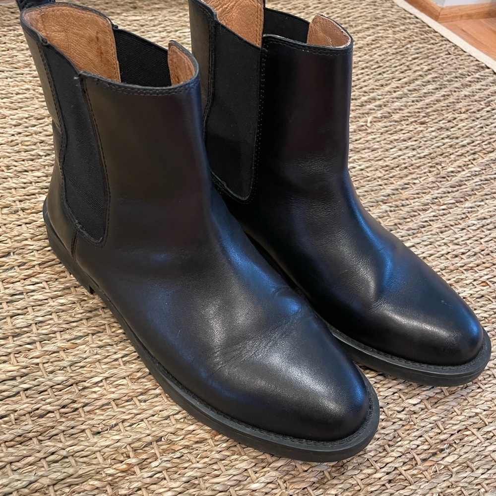 NOT FOR SALE- Madewell Cleary Black Leather Chelsea Boots-Size 9